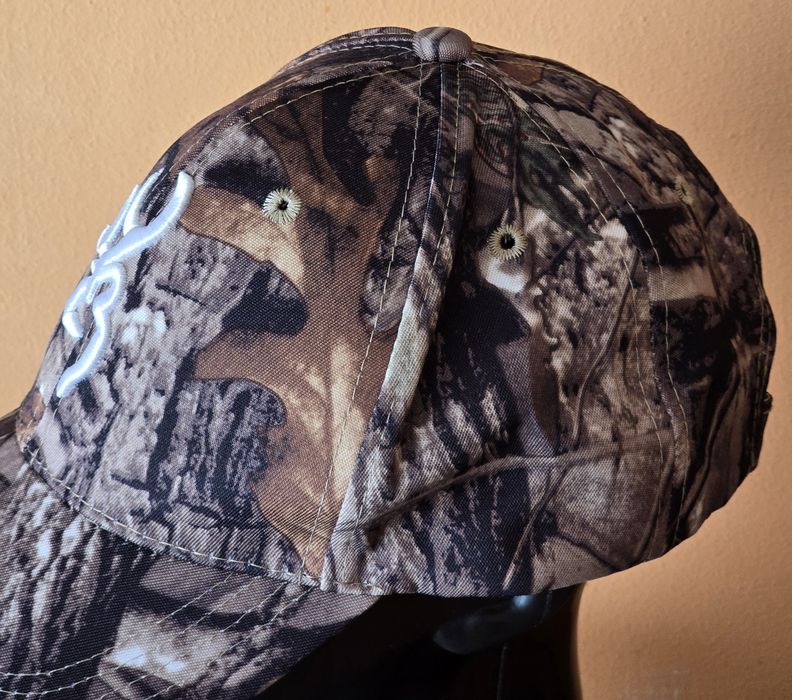 Czapka myśliwska wędkarska na polowanie zasiadkę. CAMO Kamuflaż. 1SIZE