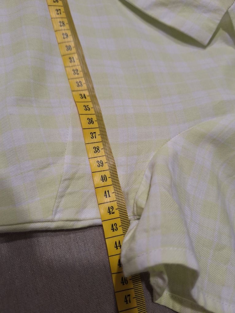 Krótka koszula jak top w kratke H&M