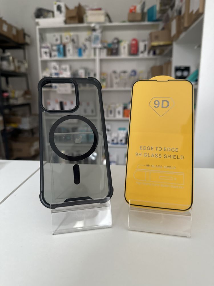 Etui + szkło hartowane cały ekran do iphone 13 pro