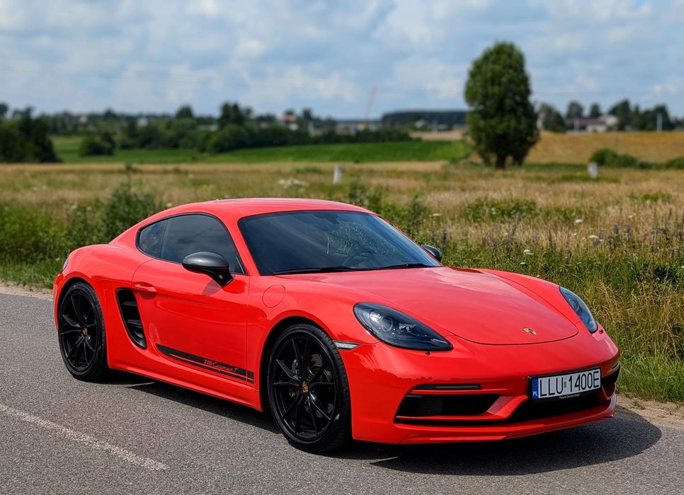 Porsche 718 Cayman Cayman T 300KM PDK Europa Niski przebieg Bogata wersja ZAMIANA