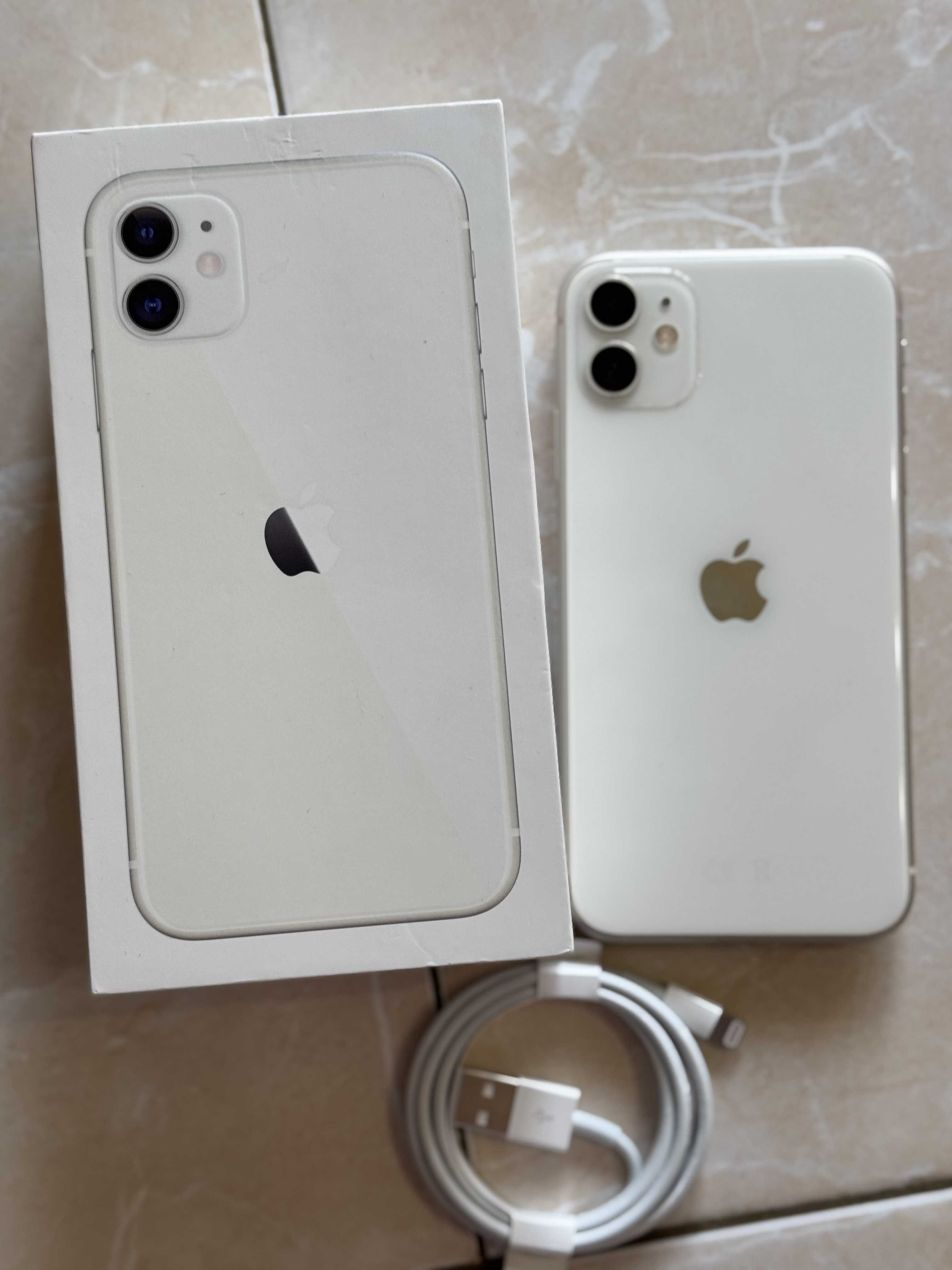 IPhone 11 white 64Gb, айфон 11 64ГБ білий б/у