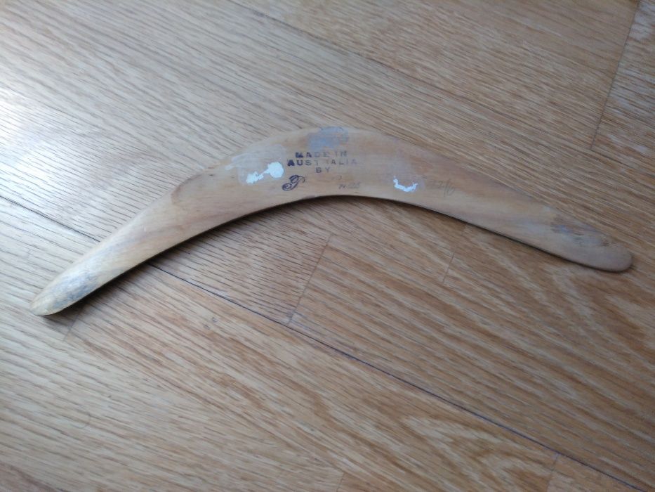 Boomerang em madeira
