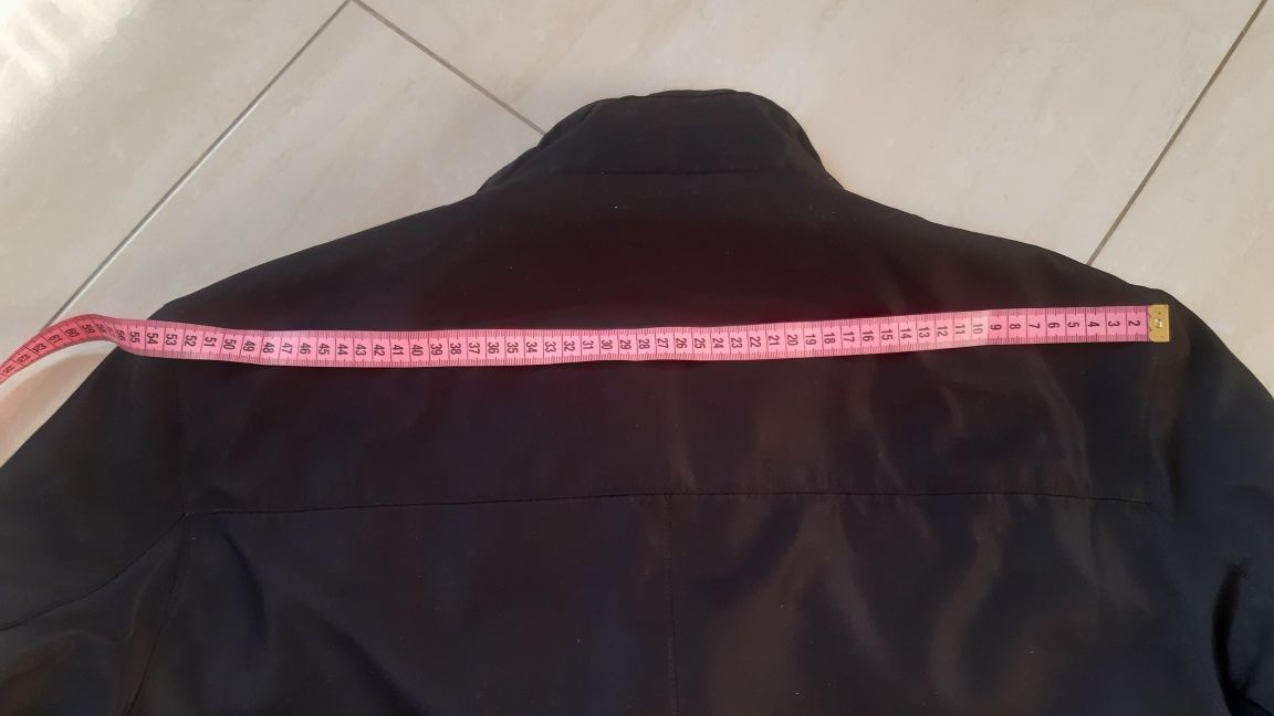 Kurtka parka płaszczyk męski 48/50 czarny