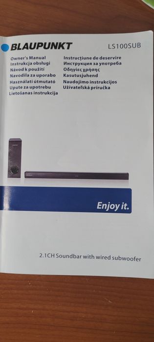 Nowy Soundbar Blaupunkt LS100SUB 120W subwooofer 60W  radioFM pilot