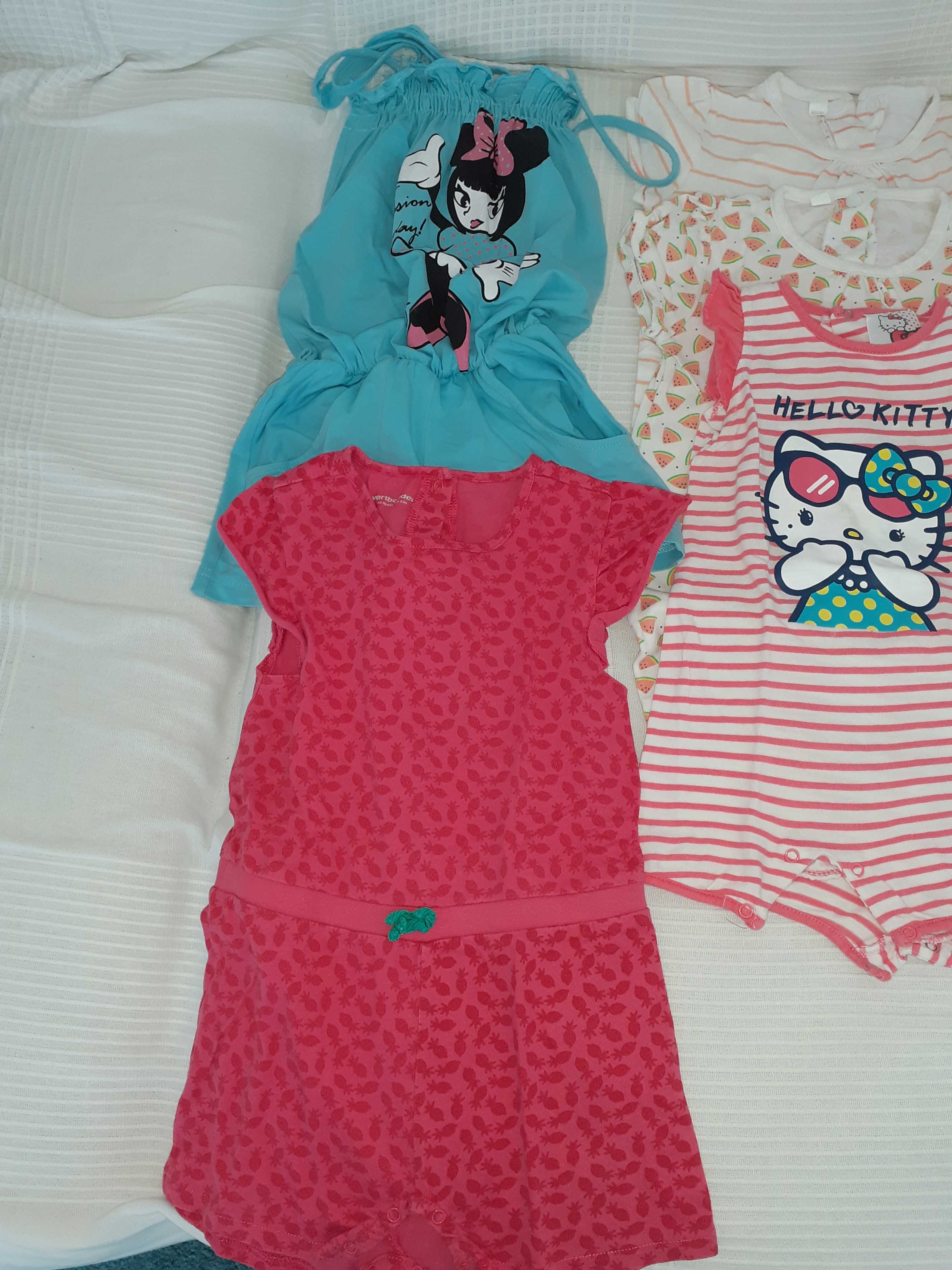 roupa - jardineiras e vestidos de menina - 2 a 4 anos