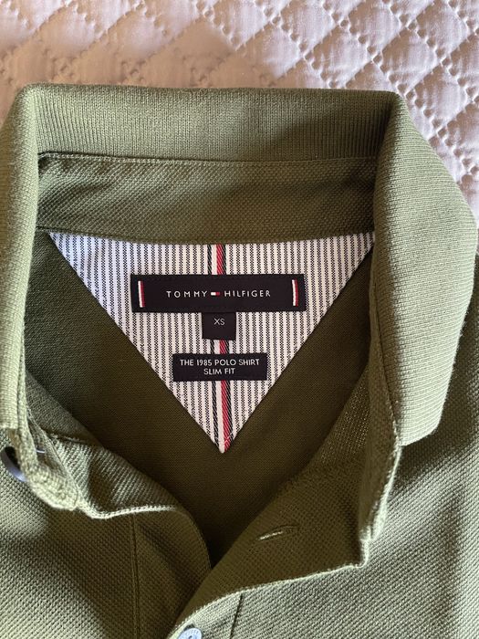 Tommy Hilfiger Polo slim em algodão biológico por estrear