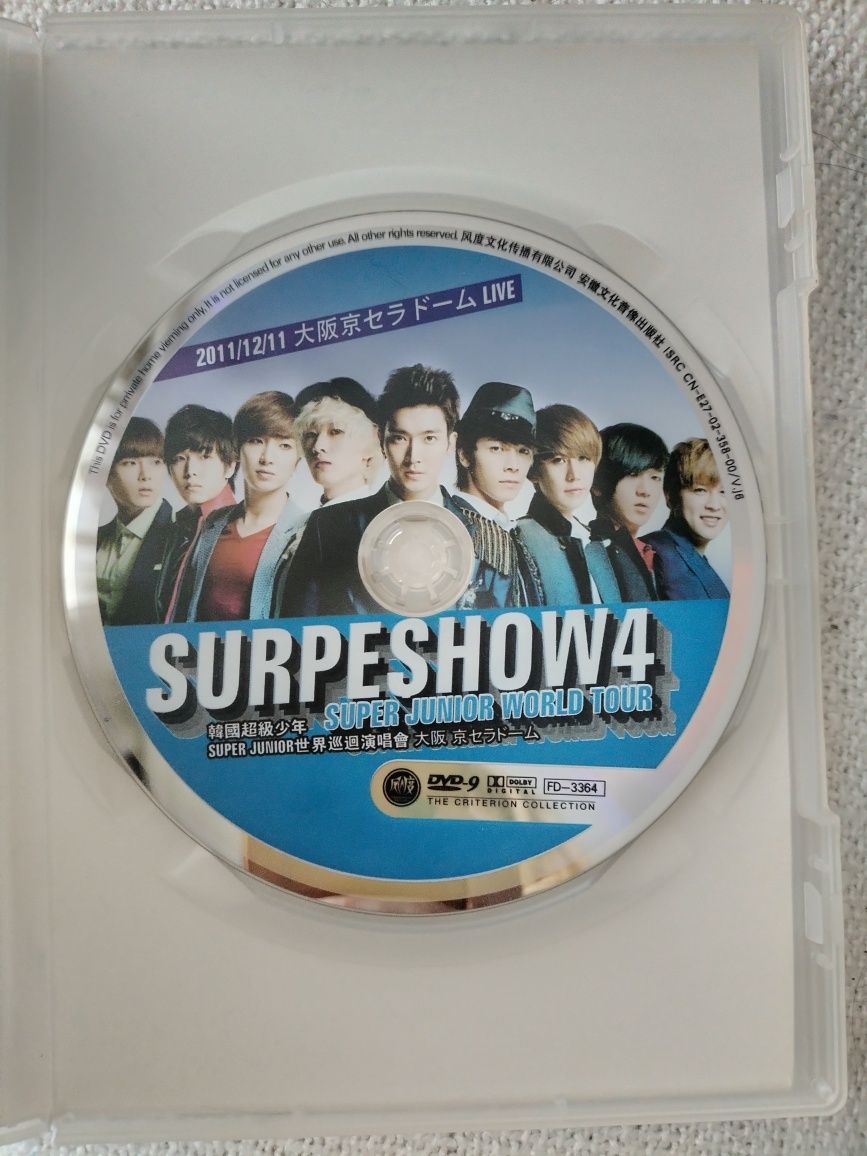 Płyta DVD - Koncert Super Show 4. K-pop.