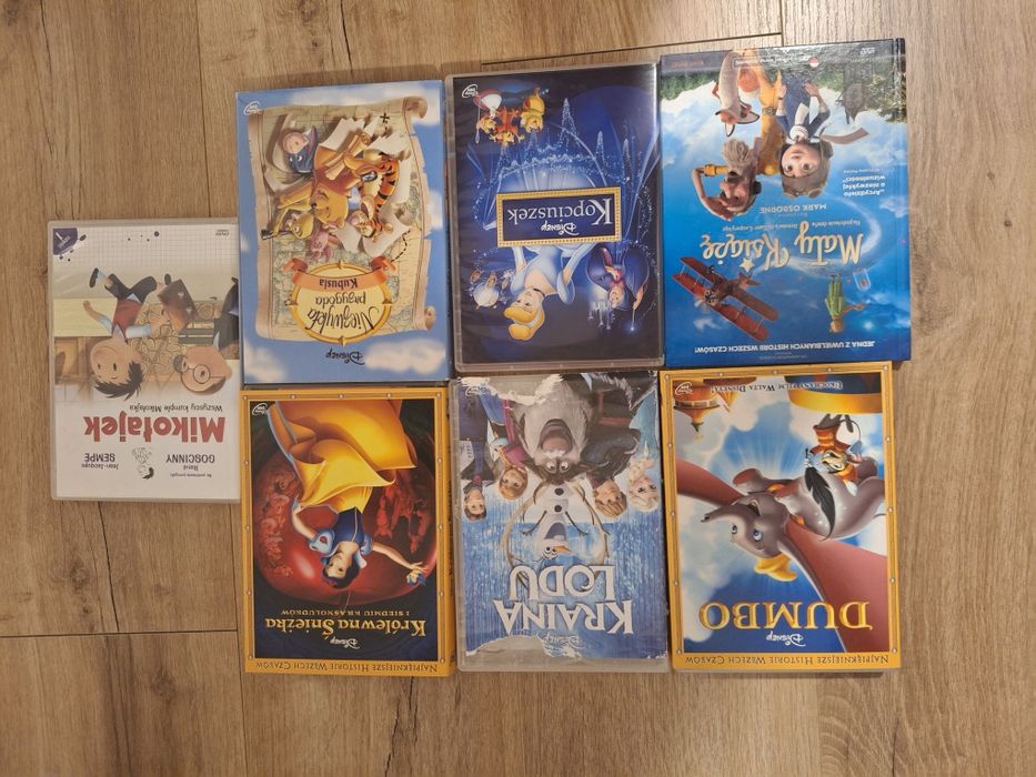 Disney i inne dvd. Bajki