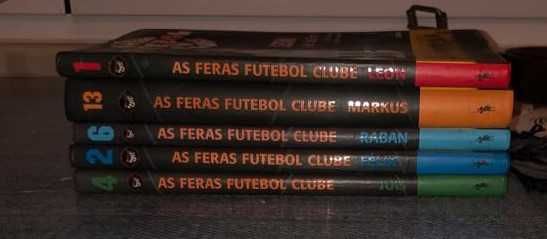5 Livros As Feras do Futebol