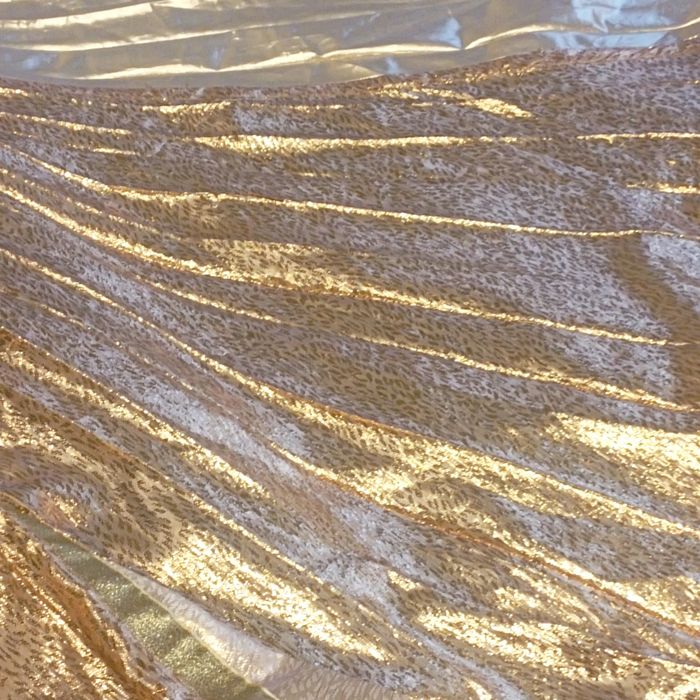 Парчова плісована тканина,2 куски