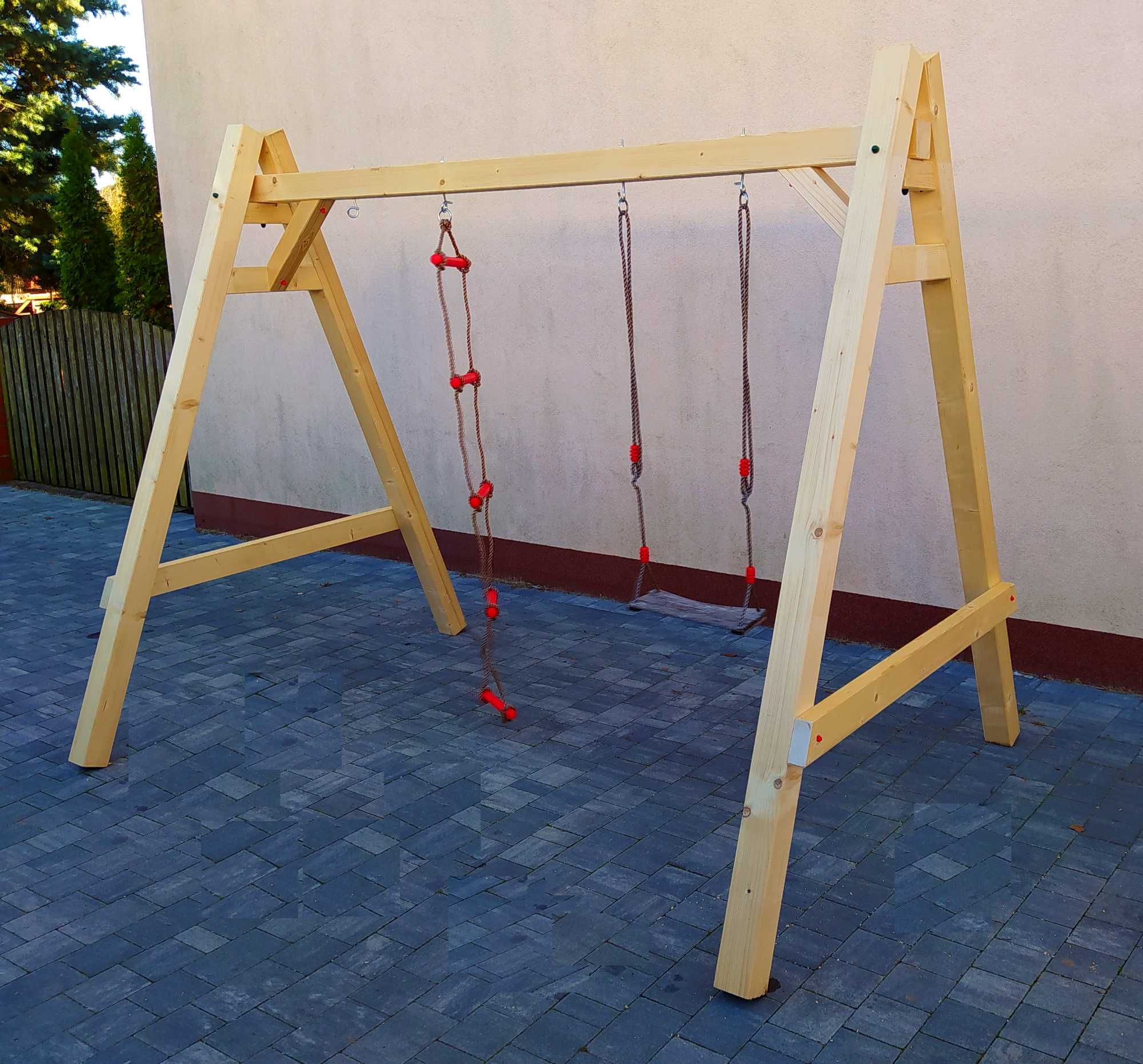 Huśtawka Ogrodowa MAJA2.0 Kantówka9X9cm 2Siedziska PRODUCENT
