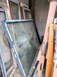 Okno witryna pcv VEKA Antracyt 2 str. 3 szyby- NOWE