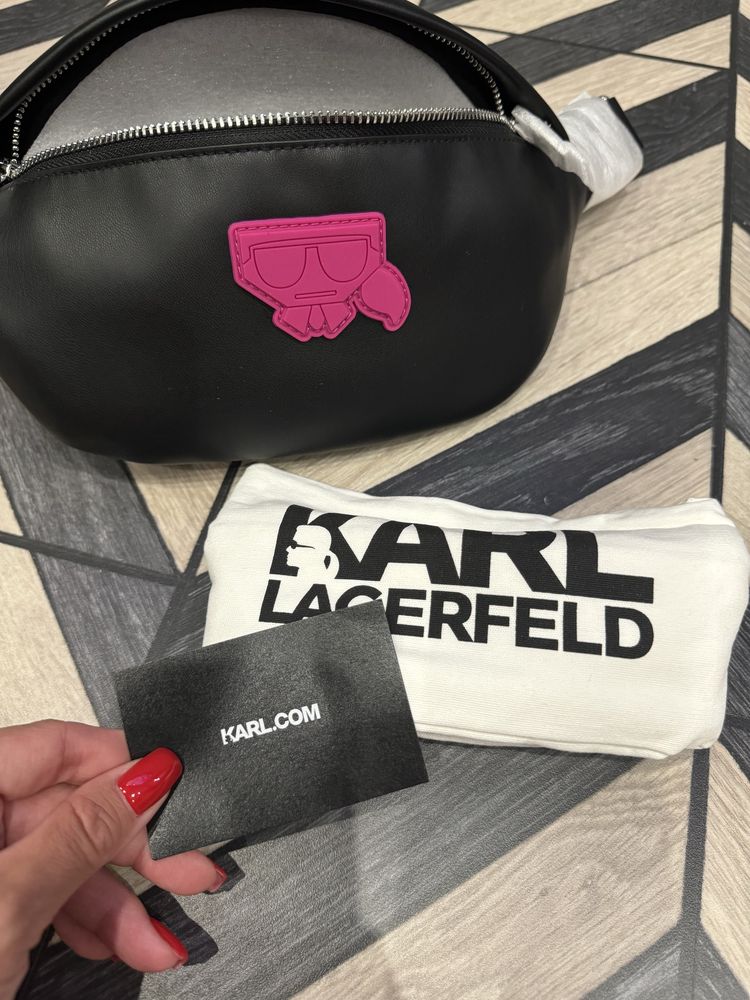 Бананка Karl Lagerfeld кожа