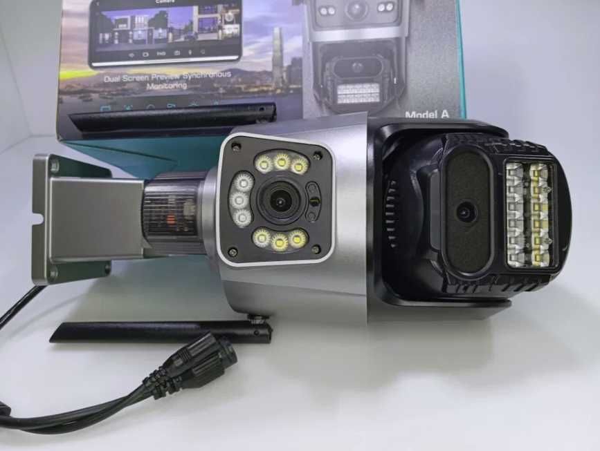 Камера Відеоспостереження Dual Lens 8MP з автостеженням WI FI ніч день