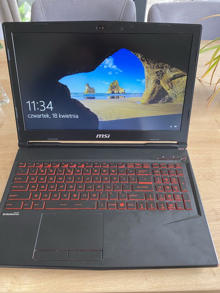 Laptop Gamingowy Msi GL63 jak nowy