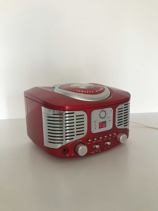 Ретро Бумбокс Auna RCD-320  CD-плеєр FM AUX Німеччина (10027419)