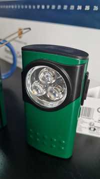 Nowa latarka RETRO LED, super solidna, jak PRL, kurier GRATIS