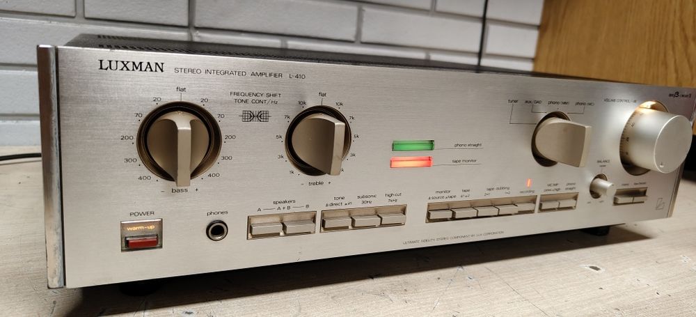 Wzmacniacz LUXMAN L-410 DouB. Hi-fi stereo PreAmp