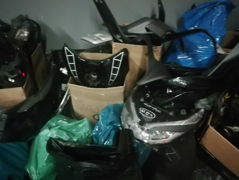 Pakiet części motocyklowe do skuterów plastiki lampy