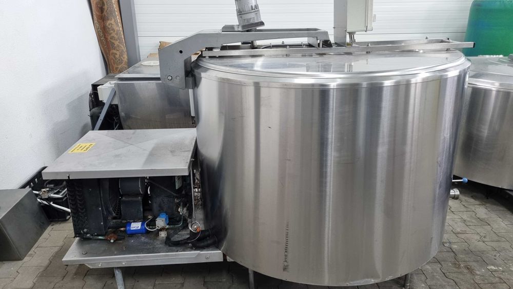 Schładzalnik zbiornik okrągły chłodnia do mleka 1000 Litrów GWARANCJA