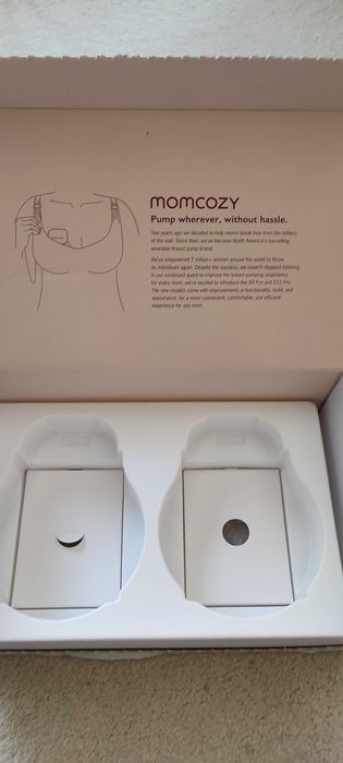 Laktator MOMCOZY S9 Pro podwójny biały/szary