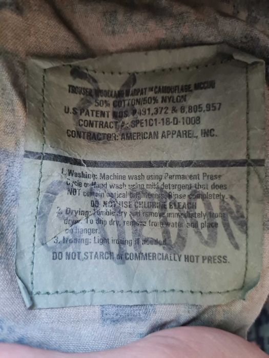 Spodnie Mundur Marpat Woodland MCCUU Marines US Army USMC Small Long