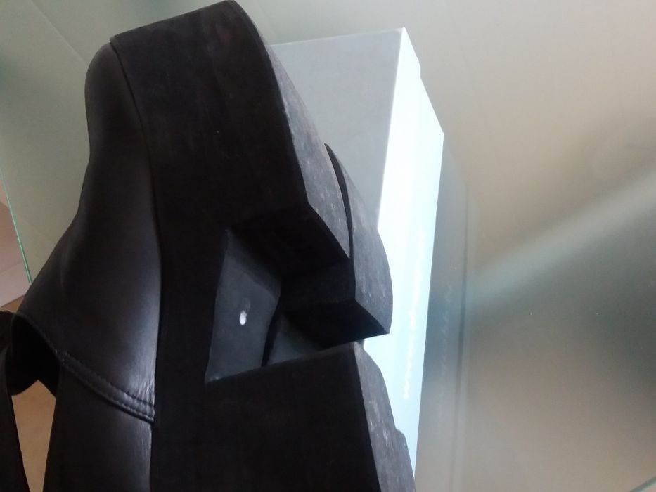 Sapatos de plataforma da prof