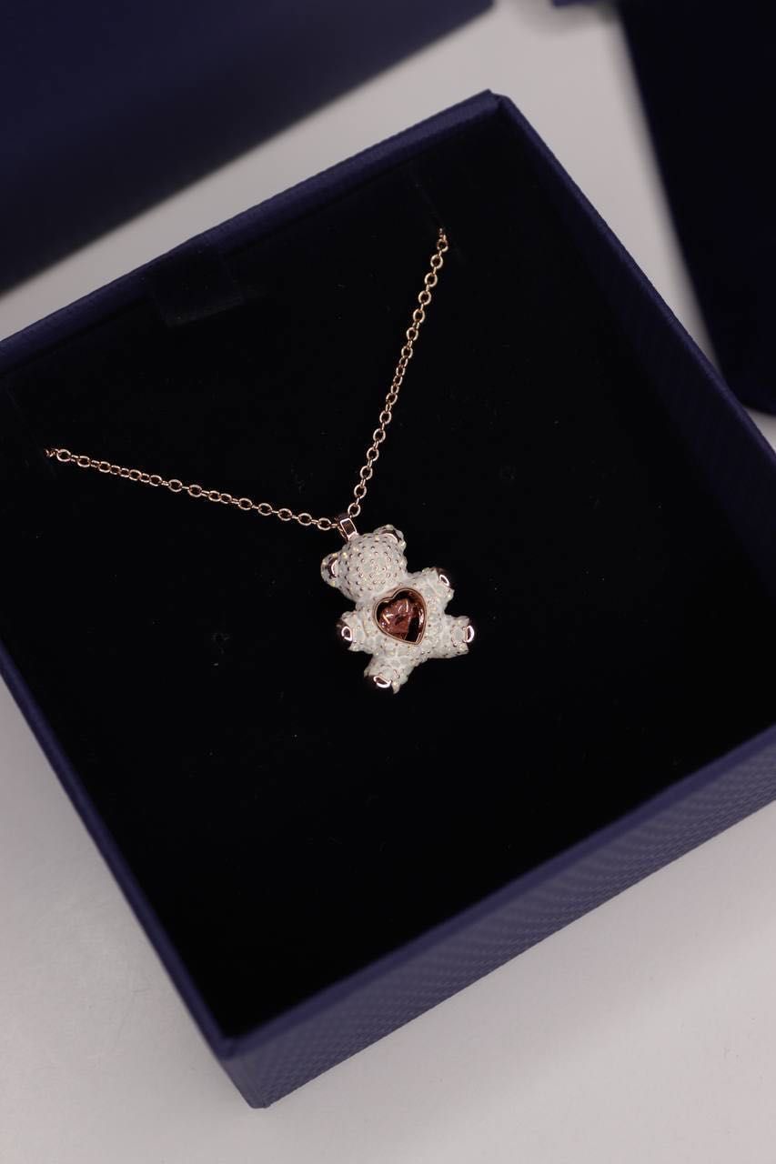 Swarovski Teddy Pendant сваровскі ланцюжок прикраси