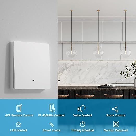 Woolley Sa-025-1C Bez Przewodu Neutralnego Przełącznik Ścienny Wifi
