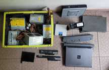 5x zasilacz m.in chieftec, laptop, tablet terminal, kable, zasilacze