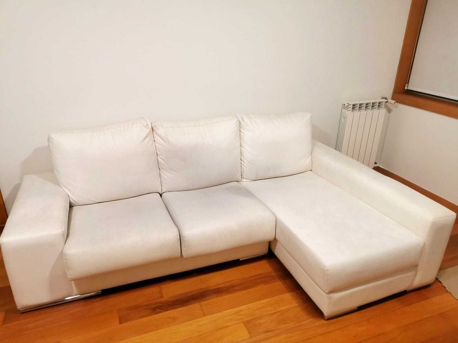 Sofá 3 lugares + chaise longue