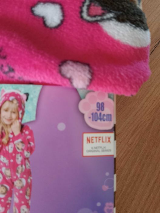 Piżama kombinezon polarowy Koci domek Gabi