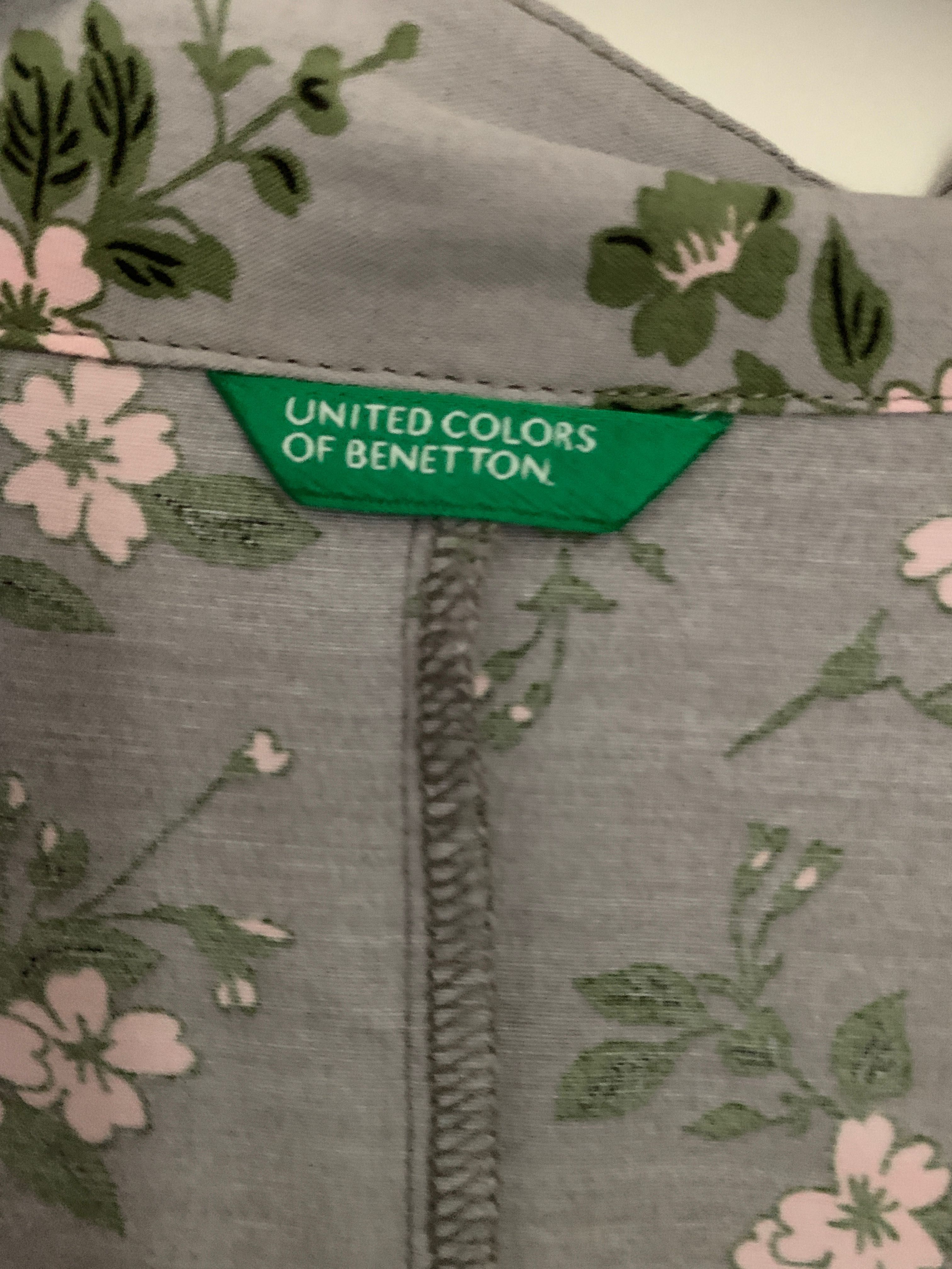 Benetton bluzka w kwiaty r.L