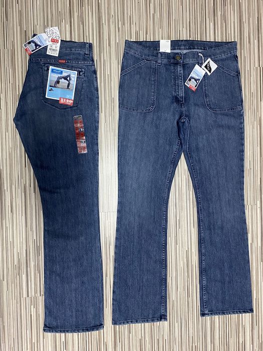 Spodnie damskie jeans 36/33 pas 96 cm komplet 2 pary Wrangler Hero now