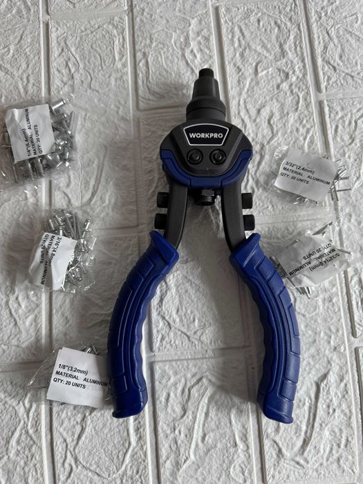 WORKPRO Podwójne Szczypce do Nitów 255 mm