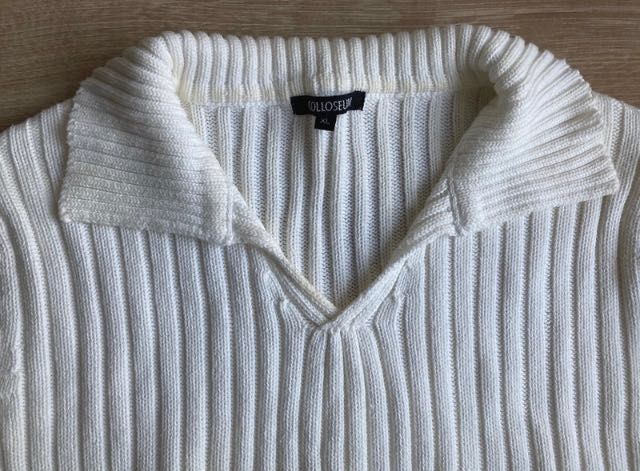 Sweter bluza biała