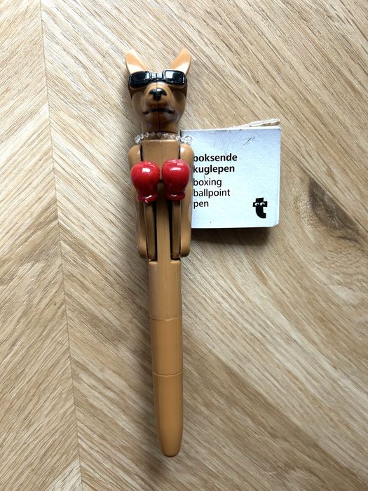 Nowy długopis boksujący Flying Tiger zabawny gadżet kangur