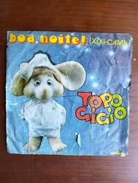 Antigo disco de vinil Topo Gigio