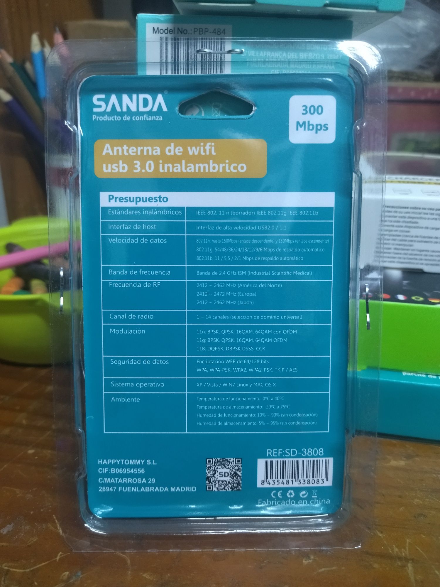 Antena Wifi USB Internet - Nova e testada