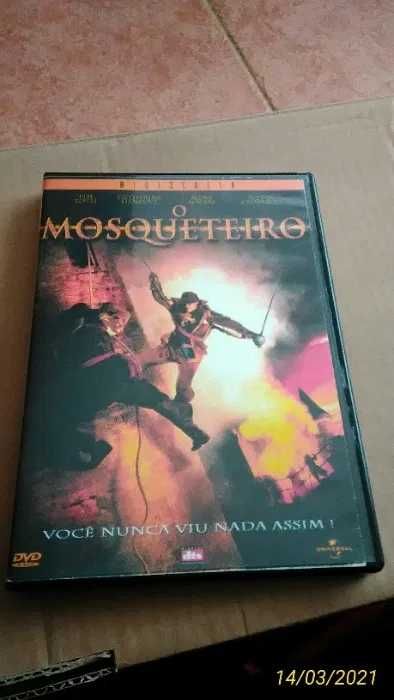 Dvd O MOSQUETEIRO Filme com Tim Roth Catherine Deneuve Peter Hyams Rea