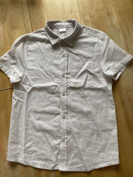 Elegancka koszula z krótkim rękawem 128