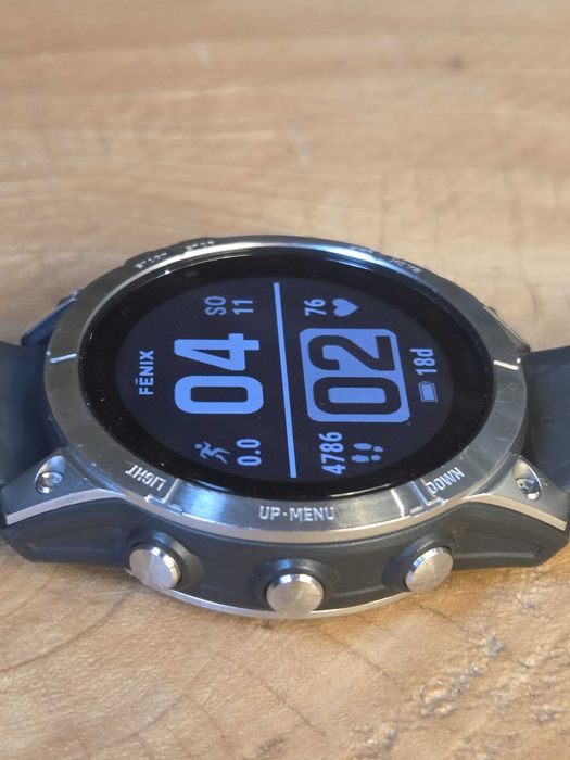 Smartwatch Garmin Fenix 7 Silver Zegarek Sportowy