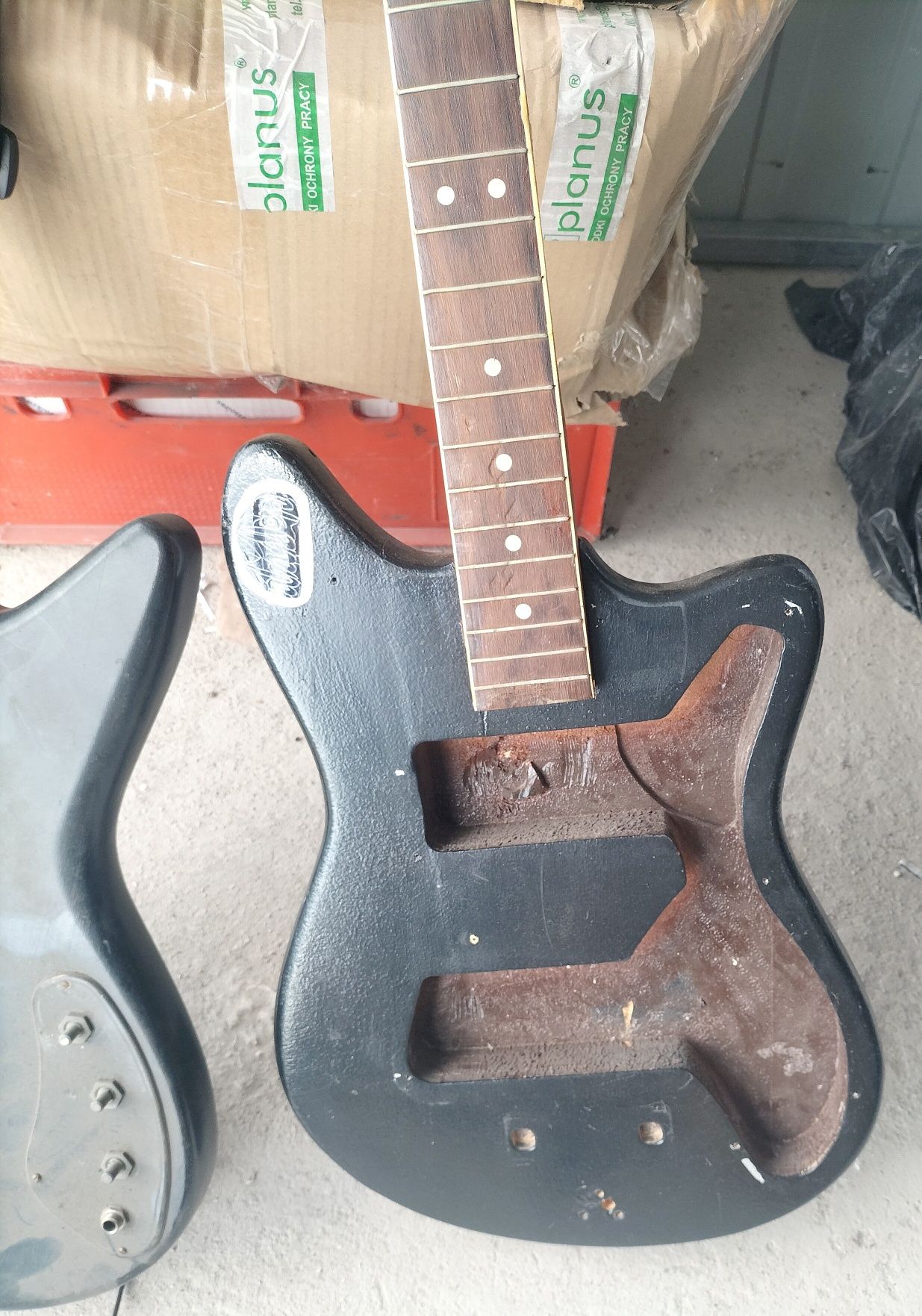 Gitara basowa retro gitary korpus pokrowiec