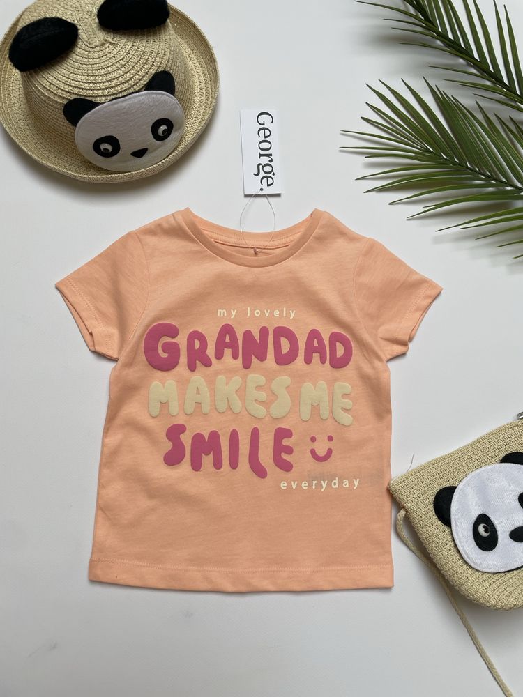86-92 George bawełniana koszulka tshirt dziadek grandad makes me smile