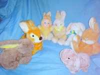 Мягкие игрушки зайяц кролик