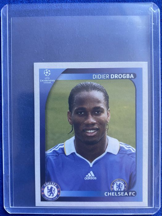 Cromo Didier Drogba Chelsea 2008-09 Uefa Champions League Panini