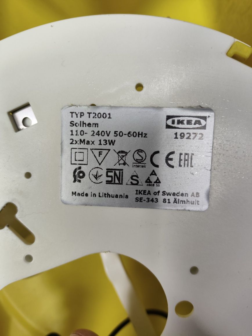 Lampa słońce ikea