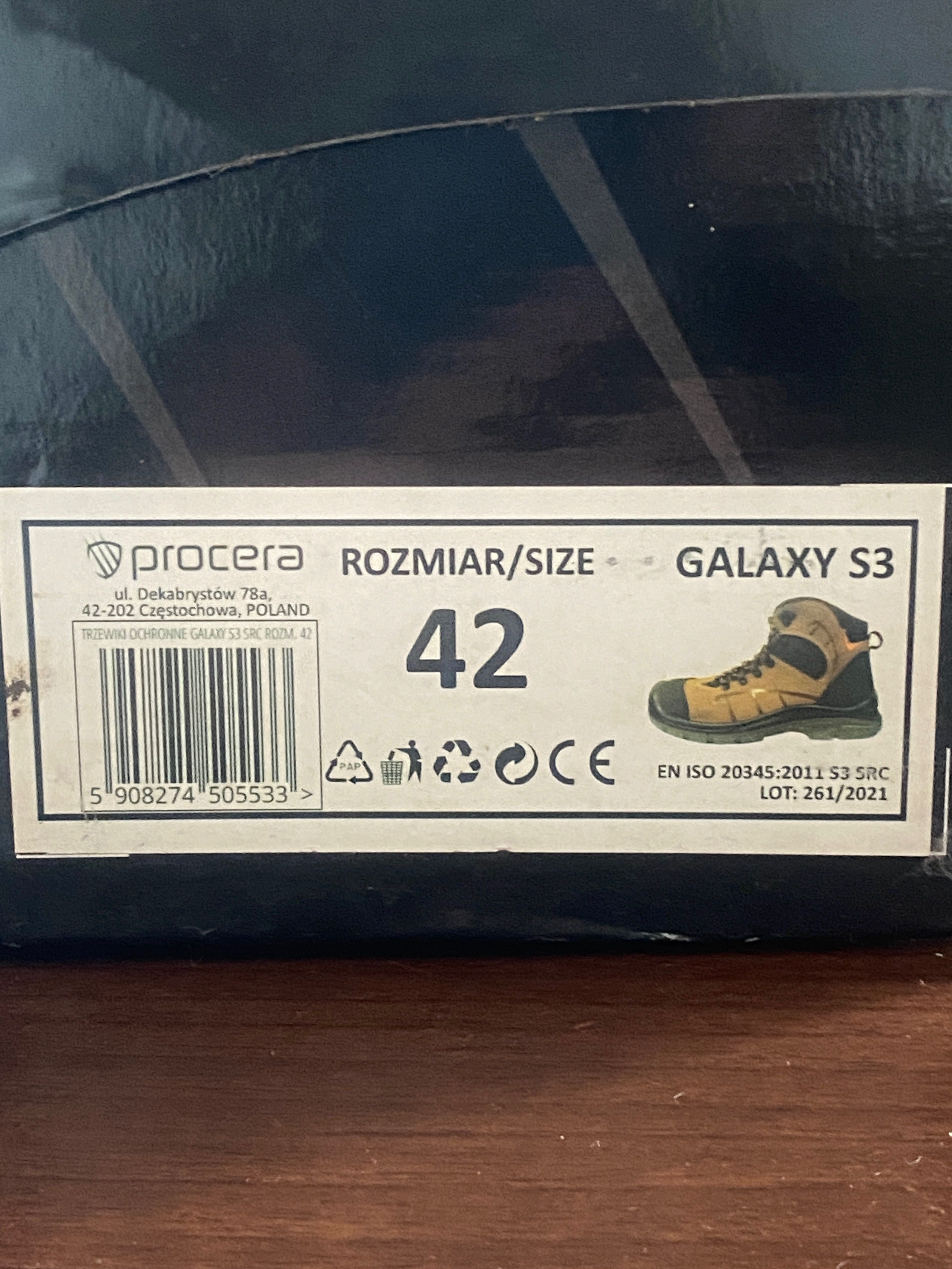 Захисні черевики GALAXY S3 SRC зі сталевим підноском 42