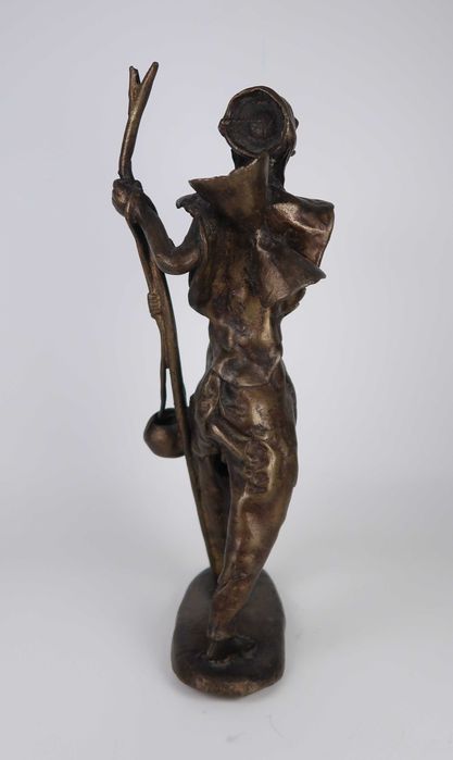 Escultura em bronze - Mendigo do Norte de África - 32 cm