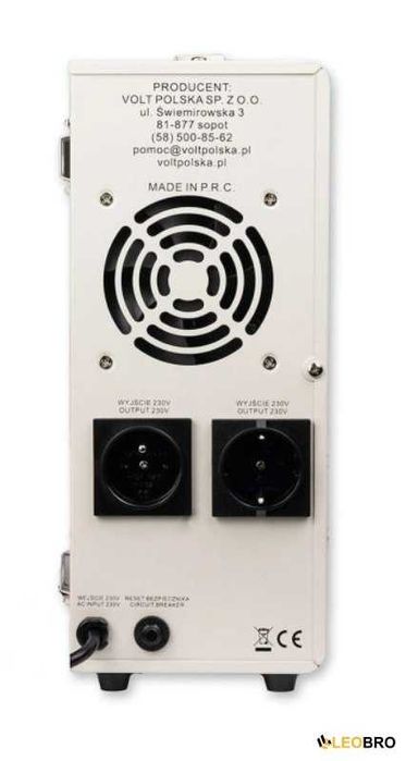Гібридний ДБЖ/інвертор VoltPolska SINUS PRO1200E PLUS 12/230V 800/1200